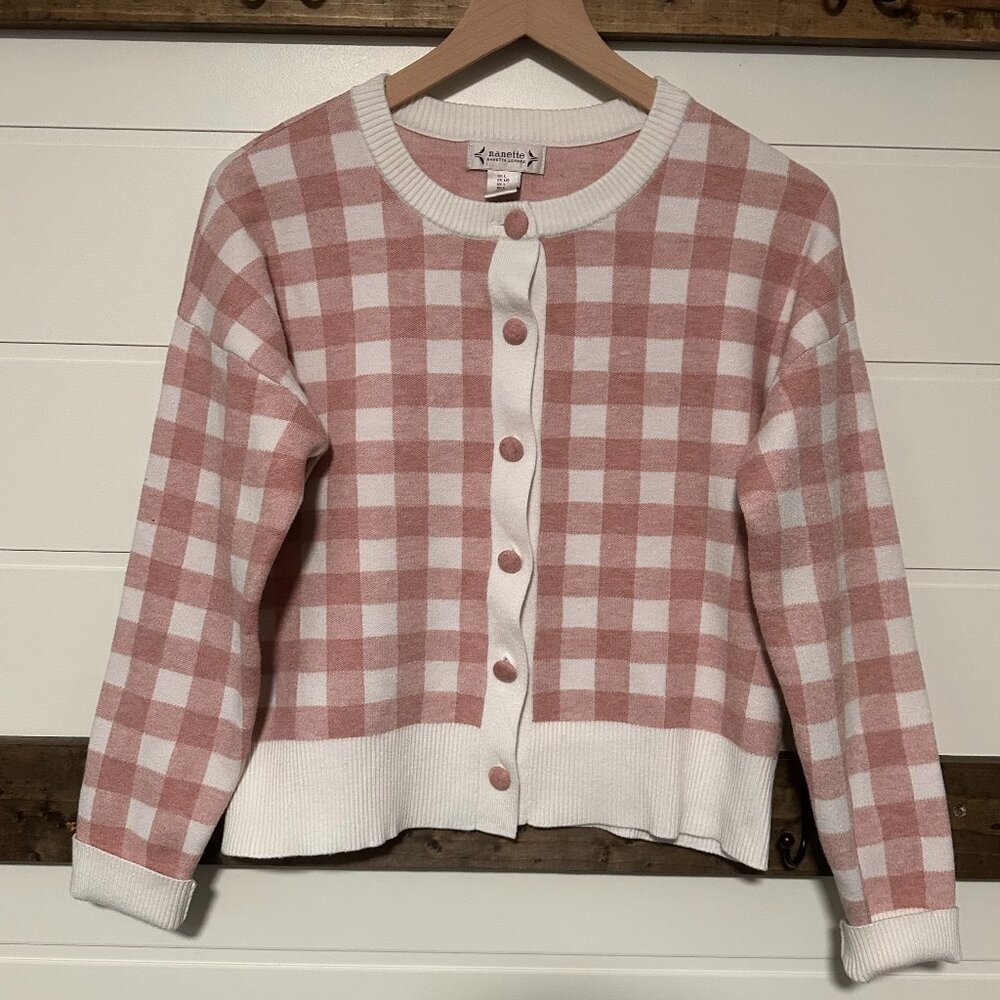Cottagecore Button-Front Cardigan Sweater by Nanette Lepore | Size L / Cozy